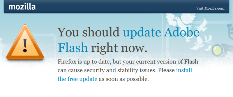 Flash Plugin Update