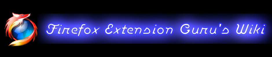 Firefox Extension Guru's Wiki